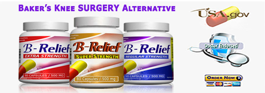 No Knee SURGERY Just B-Relief Caps Info: bakerstreatment.com
